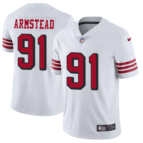 San Francisco 49ers Limited White Men Arik Armstead NFL Jersey #91 Rush Vapor Untouchable